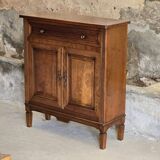 Small Parisian cherry wood buffet cabinet