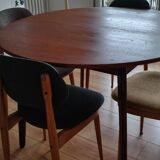 60's round table with extension