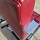 Set 4 - red chrome Brno armchair flat bar- Ludwig Mies vd Rohe bauhaus