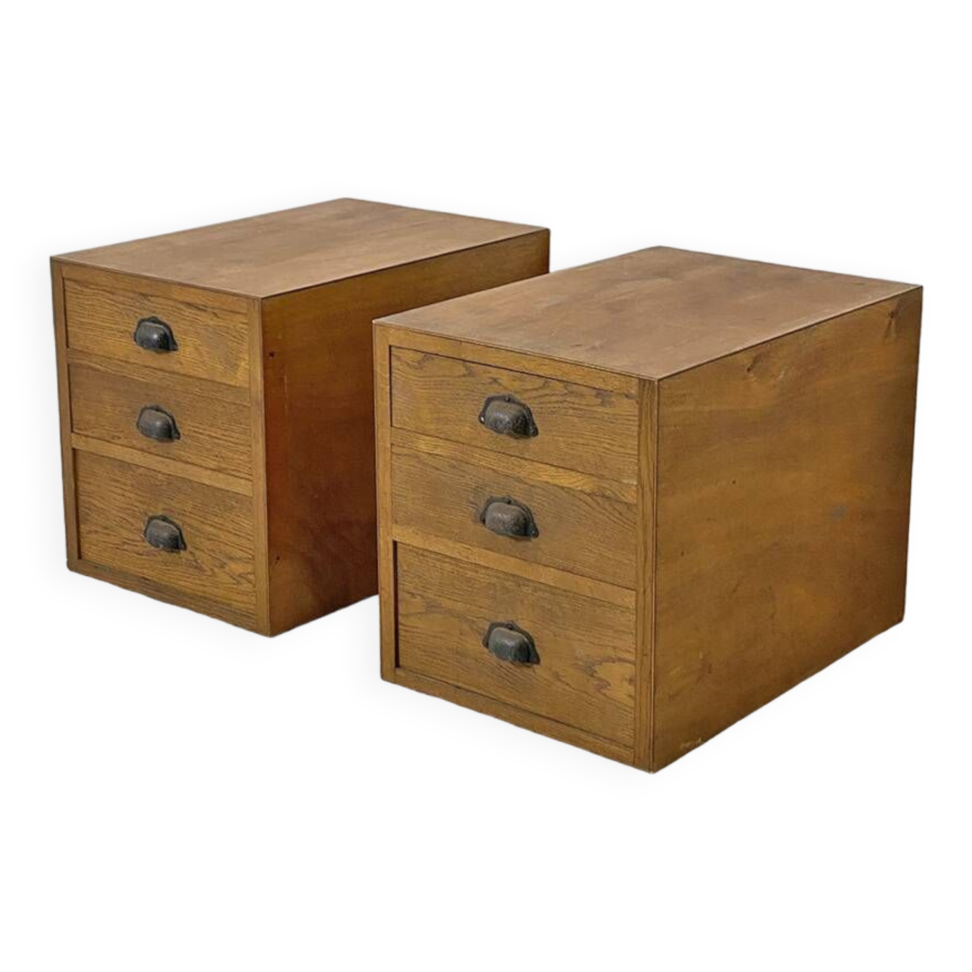 Pair of vintage 50's bedside tables