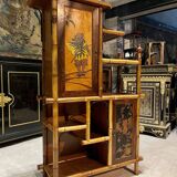 Japanese-style cabinet attributed to Perret and Vibert from the Napoleonic III period.