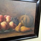 Jeanne LECHLEITNER: Still life with fruits signed lower right