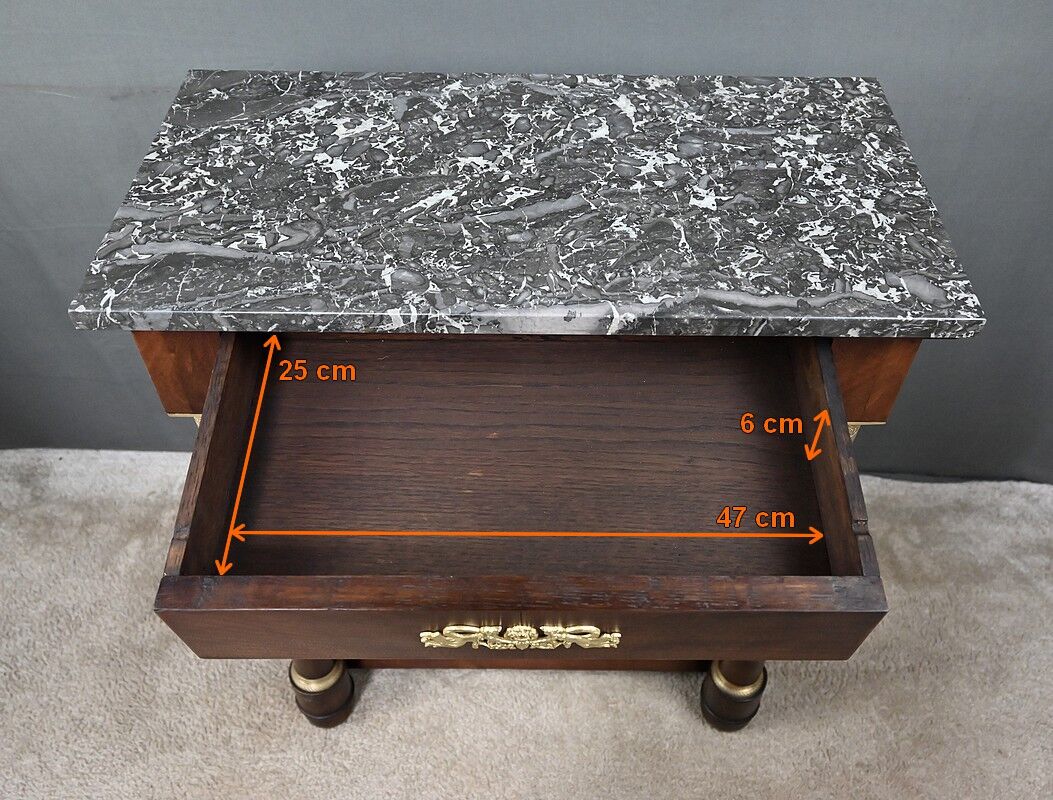 Petite console en acajou, style Empire – XIXe