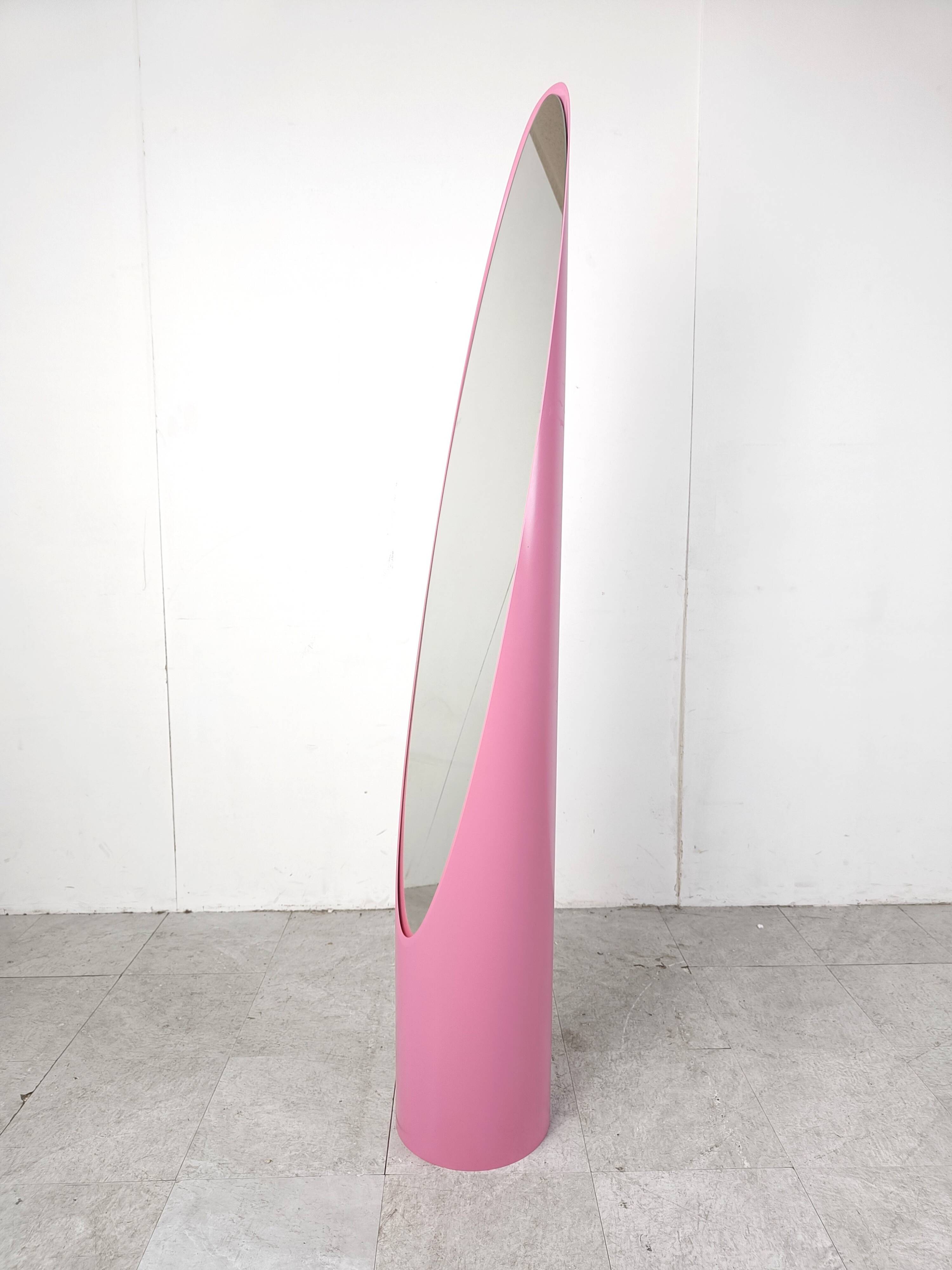 Unghia mirror by Rodolfo Bonetto, Italy 1970s
