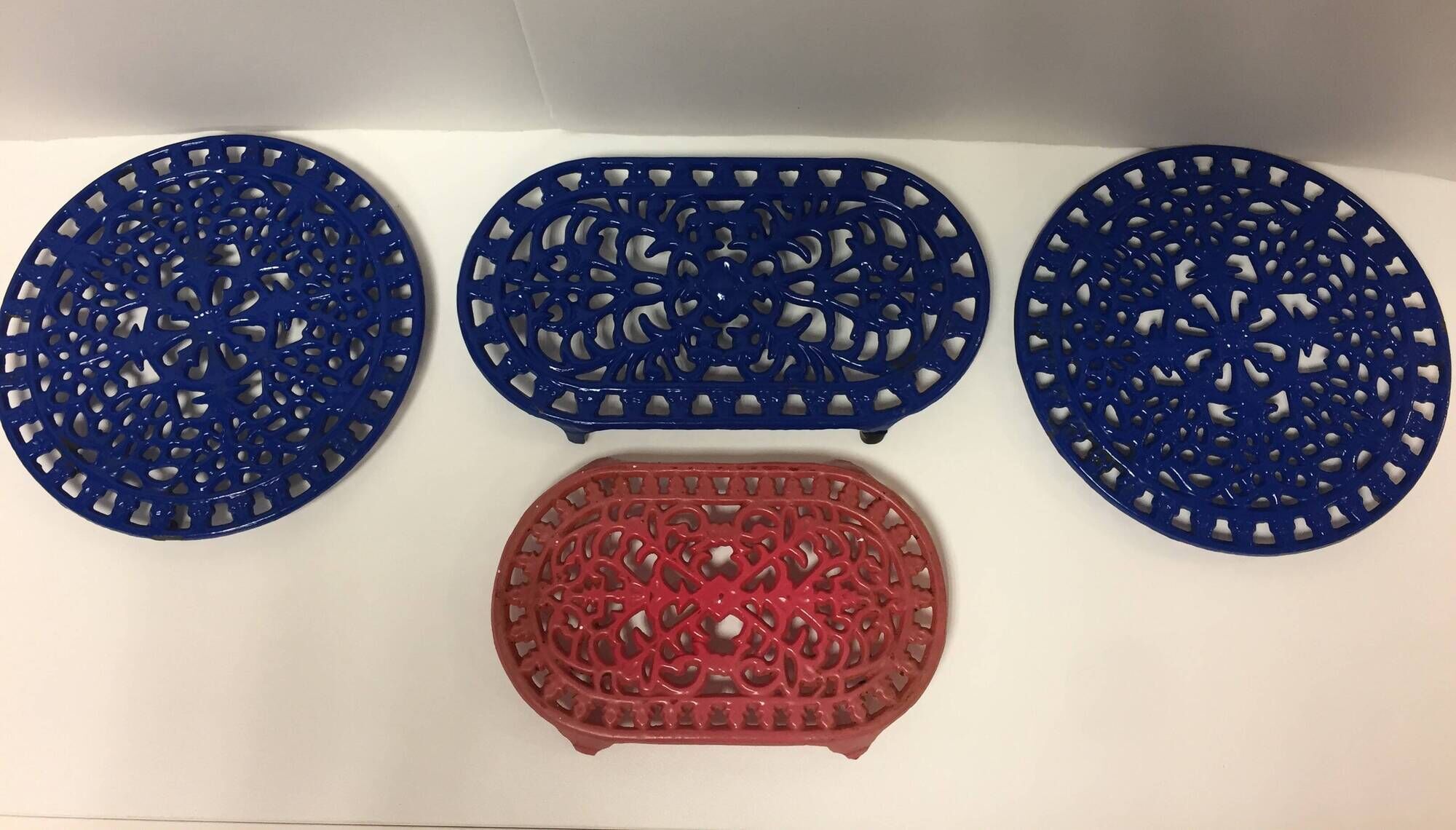 2 Dessous De Plat En Fonte Vintage - Diamètre 20,5 Cm, Protection Tables, Support Casserole, Four Hollandais, Décoration Cuisine - 3