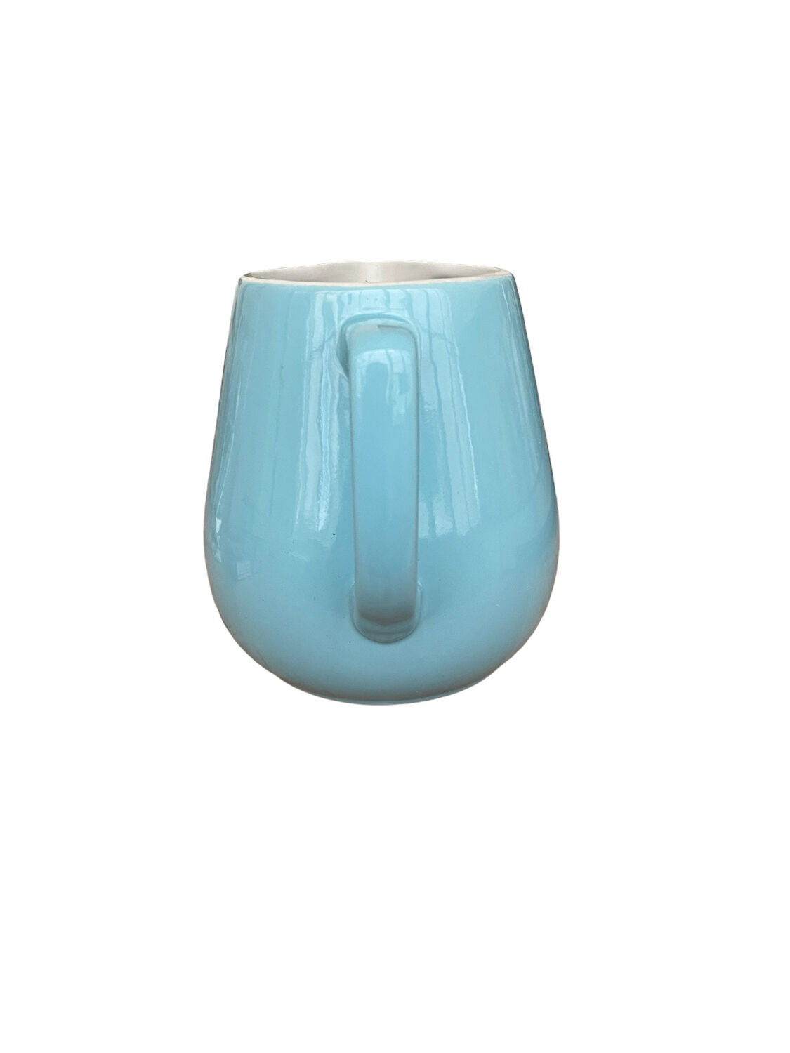 Porcelain pitcher sky blue 60/70s