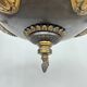 Extraordinary Art Deco chandelier with bronze eagles.