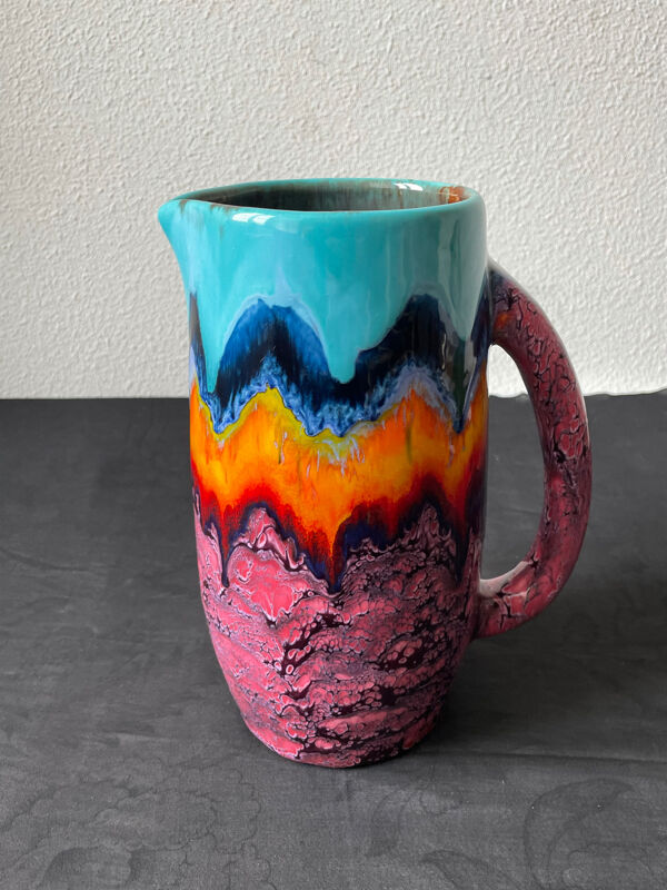 Pichet en céramique Ricard signé o.conguis