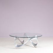 1970s Snake coffee table by Ronald Schmitt Germany