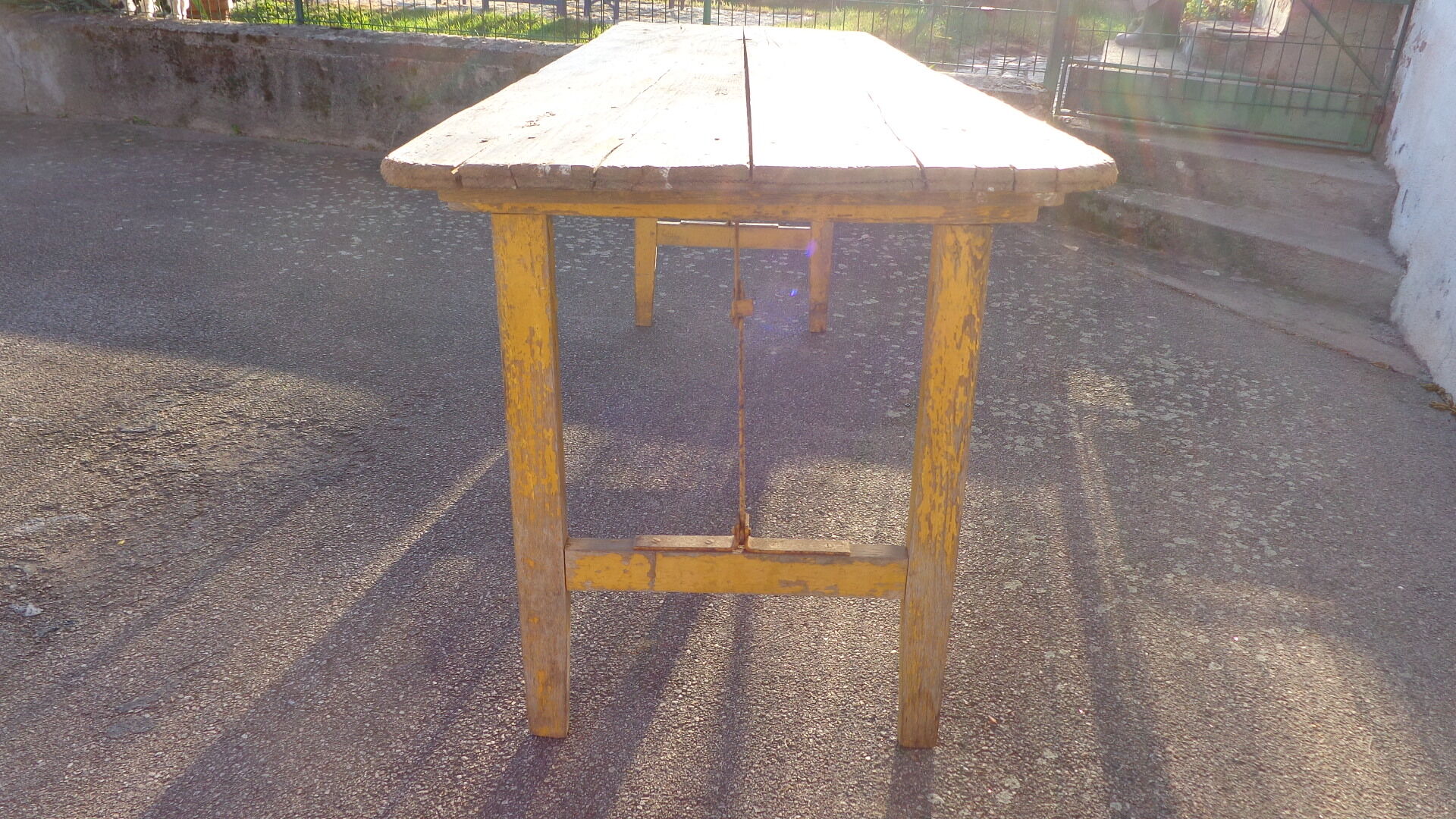 Skated brewery table