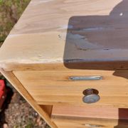 meuble de métier en bois, meuble à tiroirs