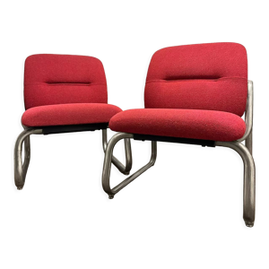 2 chauffeuses refaites - chrome
