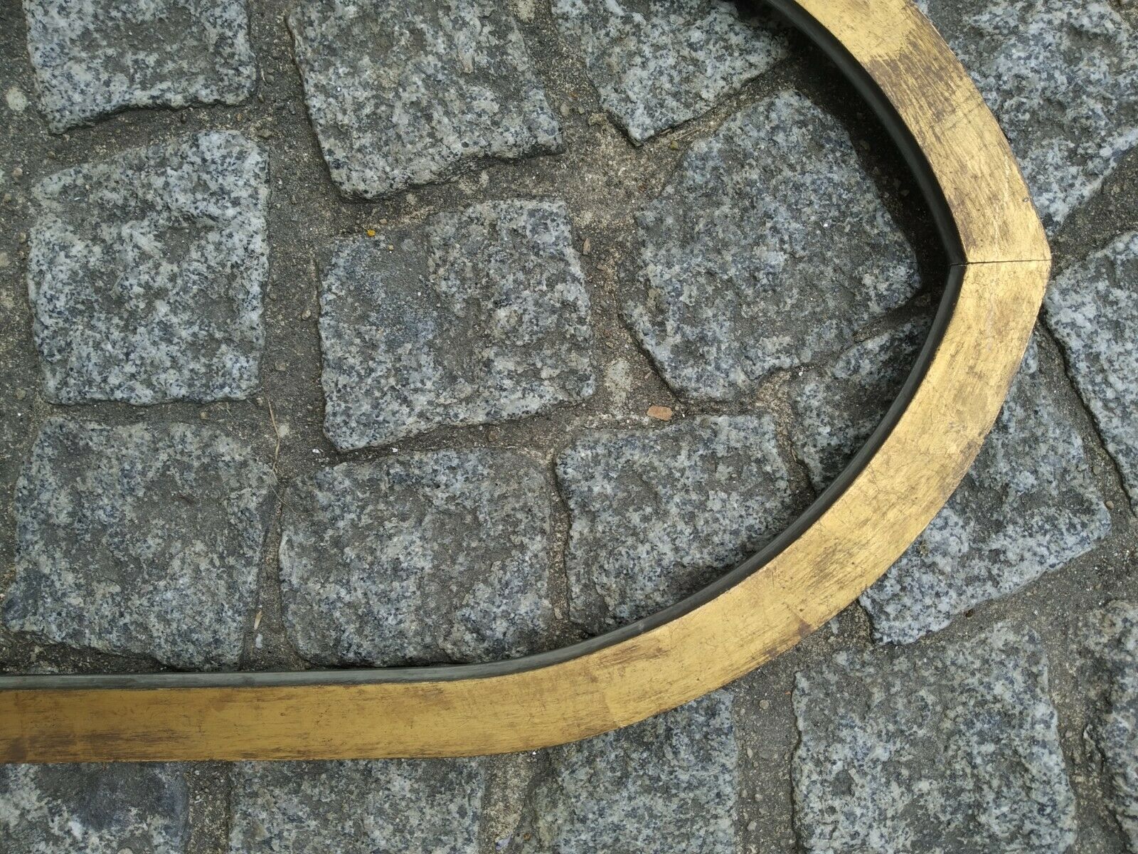 Golden baguette frame leafing 45 cm x 26 cm