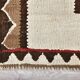 3x9 Brown Cream Turkish Kilim Runner Rug