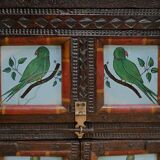 Meuble de Commerce Manjoosh en Bois Exotique, Inde – Début XXe