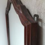 Louis Philippe mirror, mahogany, gendarme hat