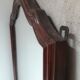 Louis Philippe mirror, mahogany, gendarme hat