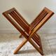 Vintage geometric magazine rack