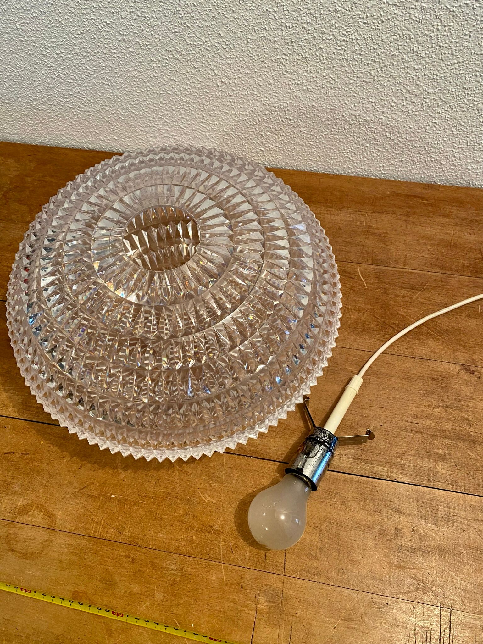 Old Diamond suspension lamp by Aloys Gangkofner Germany
