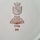 10 assiettes dessert vintage