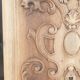 Pair of antique carved walnut panels