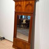 Biedermeier Wall Mirror in Cherrywood Veneer, South Germany, 1830s