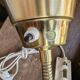 AJH Swedish brass adjustable wall lights