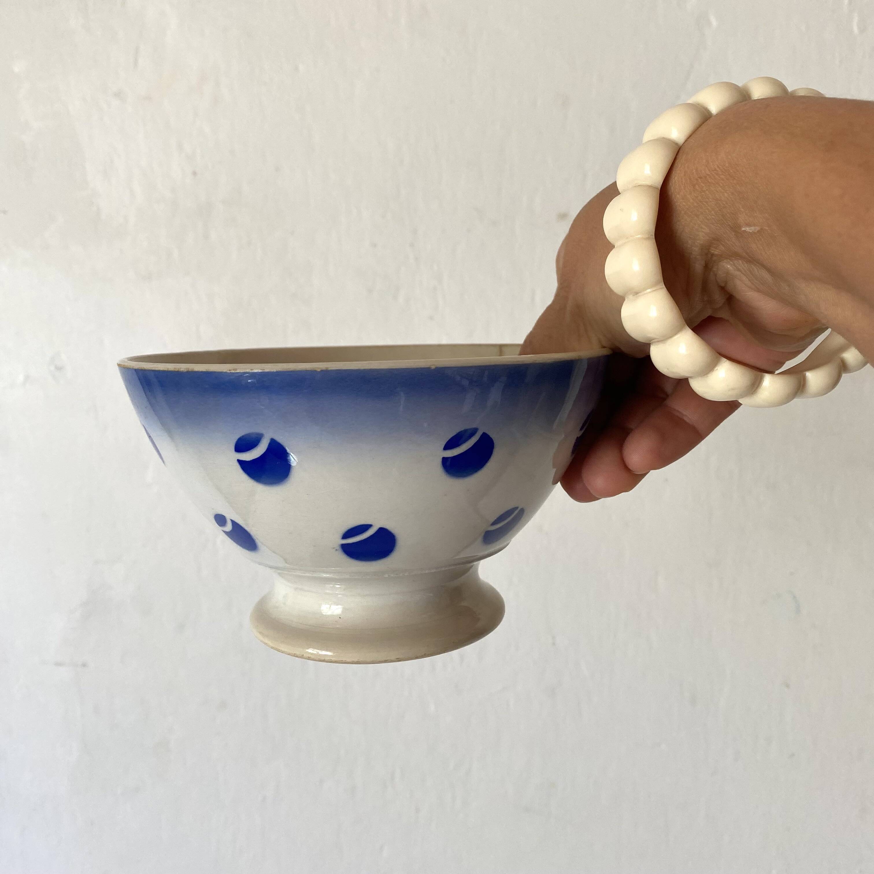 Antique Luneville France K&G bowl