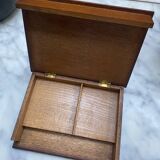 Boîte ancienne de correspondance en bois Gritzner