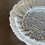 Antique crystal presentation plate
