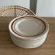 Lot 12 assiettes ceranord st amand france porcelaine