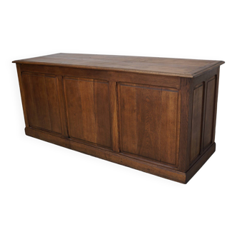 Antique French Oak Apothecary / Filing Cabinet / Kitchen Island, 1920/30s