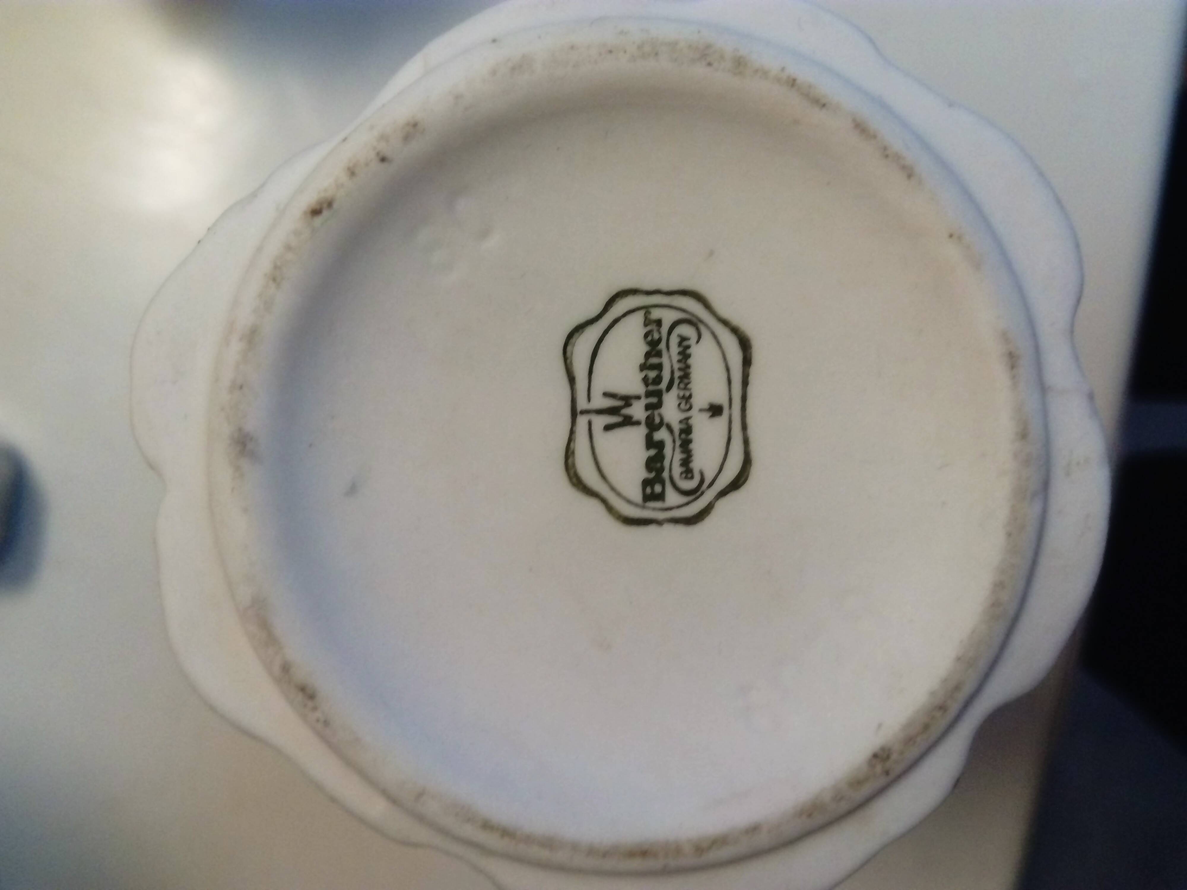 Bareuther Germany Bisque Porcelain Vase