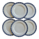 6 vintage ironstone dinner plates Great Universal British