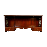Hanging shelf napoleon iii era mahogany and clear nets