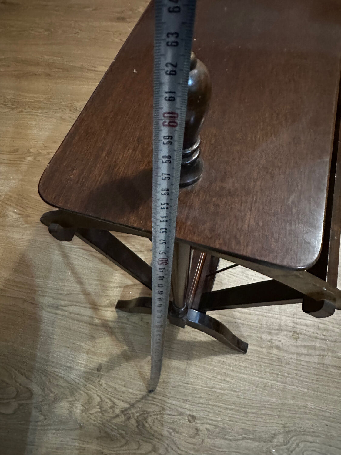 Vintage wooden magazine rack - 1950s-1960s