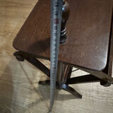 Vintage wooden magazine rack - 1950s-1960s