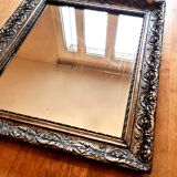 Antique silvered mirror "Barthélémy" – elegance and poetry of time