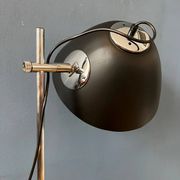 Black mid-century Dijkstra flexible desk lamp