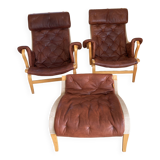 Fauteuils Pernilla avec repose pieds