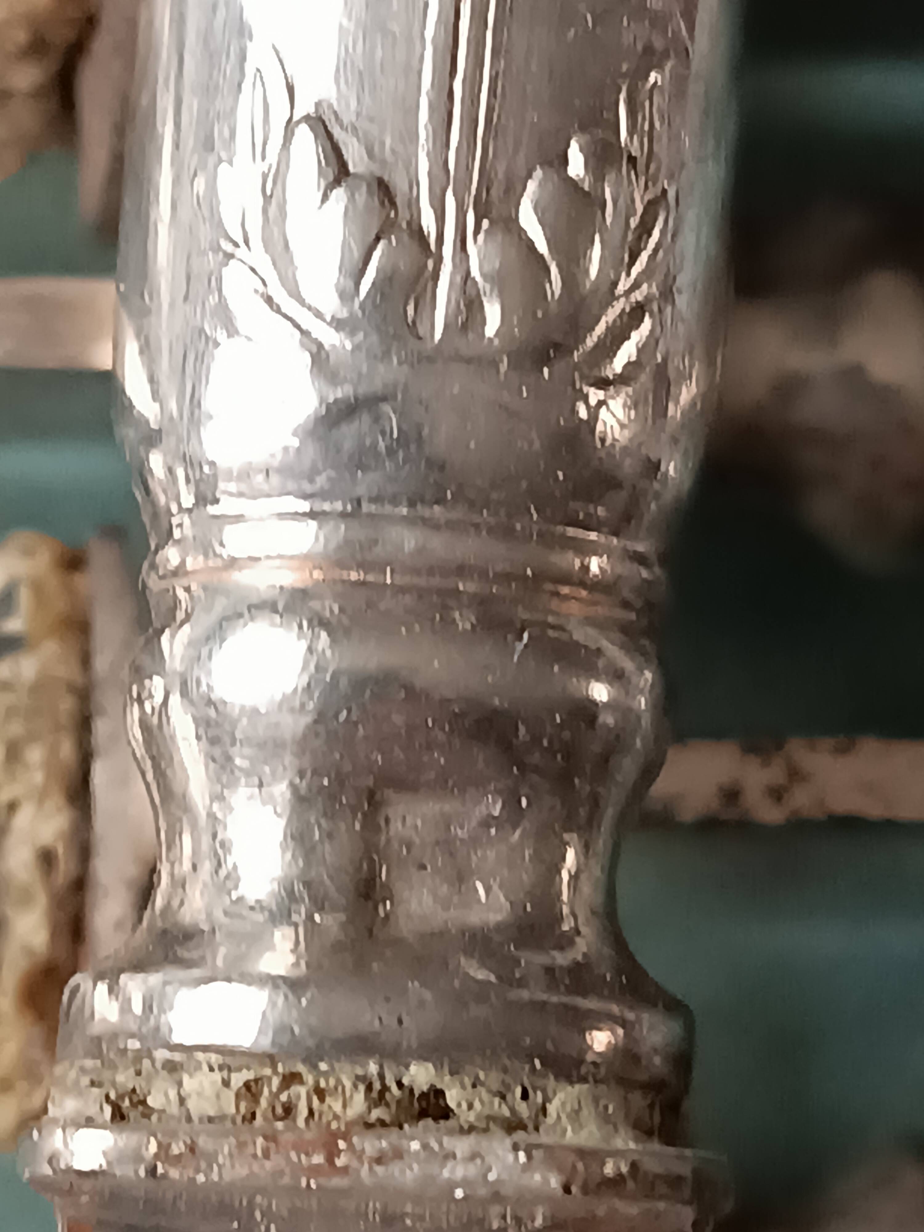 Cutlery set 12 knives Silver-plated metal Armand Frenais Silverware