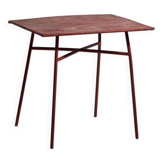 Antique red outdoor table (c.1920)