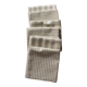 Lot 6 gingham cotton napkins and beige linen tiles