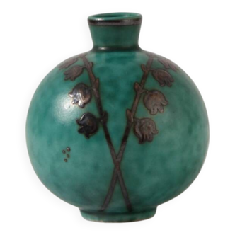 Wilhelm Kåge "Argenta" Lily Of The Valley Miniature Ceramic Vase, 1930s