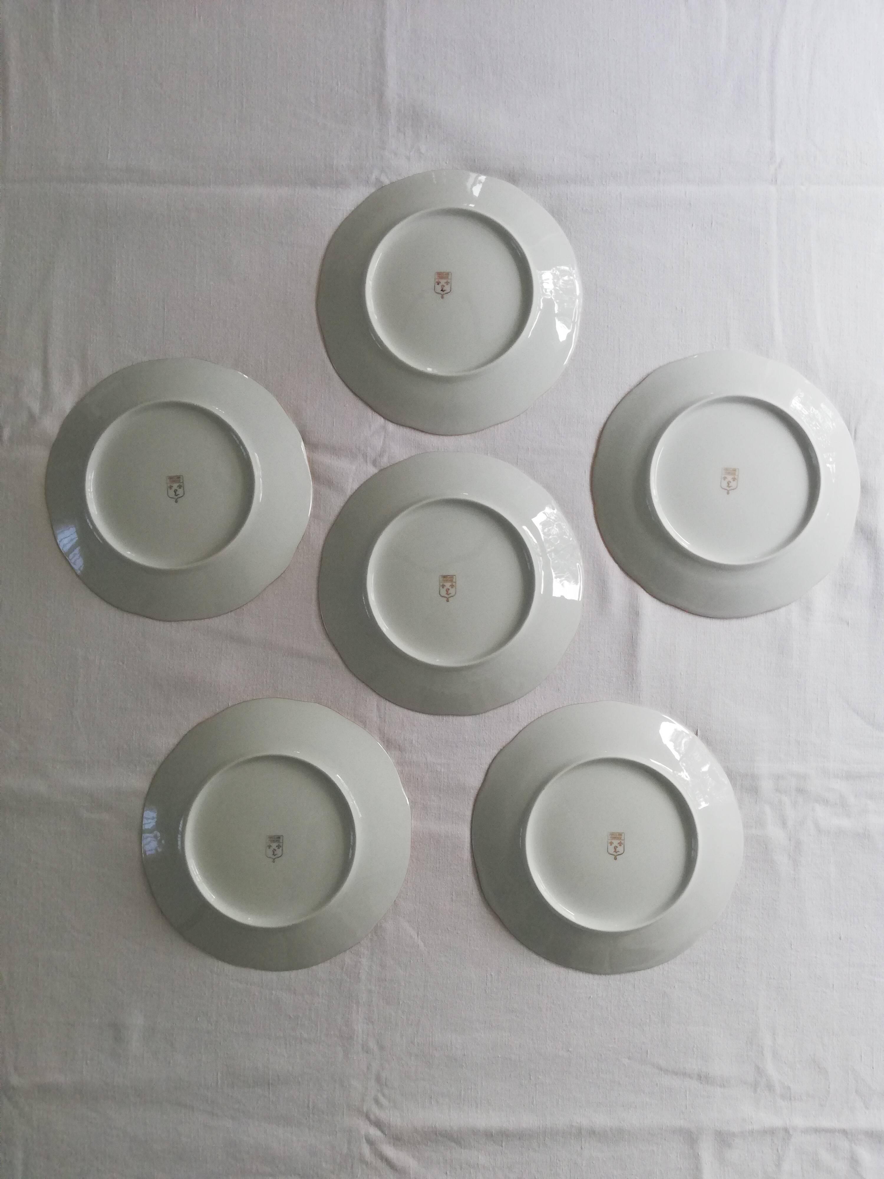 Vintage Fragonard porcelain plates