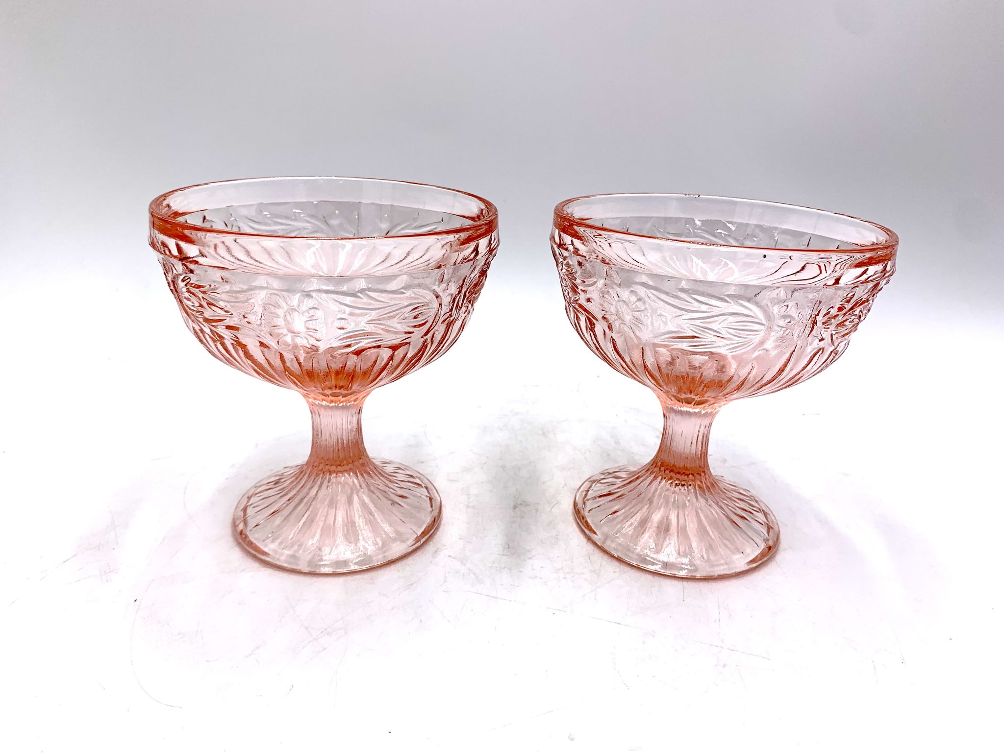 Deux coupes roses, Ząbkowice, années 1970