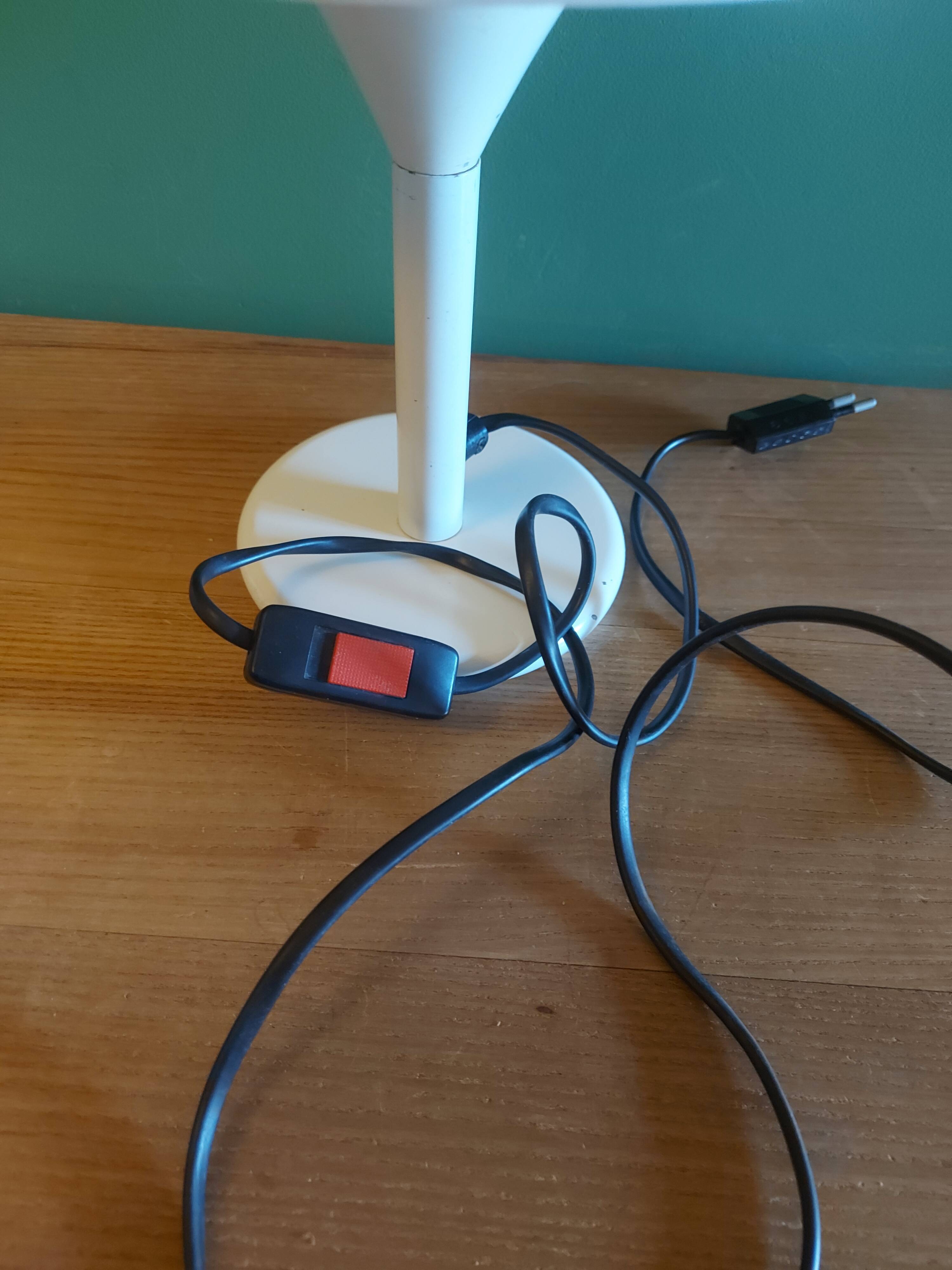 Vintage mushroom lamp Aluminor