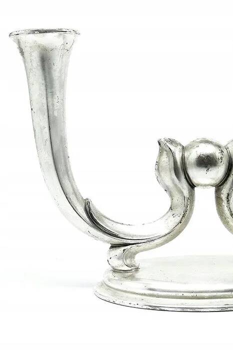 Ac8 wmf - art deco double-arm candle holder formism