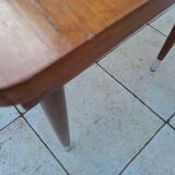Scandinavian vintage extendable teak table 1950