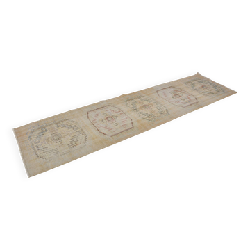 Oushak Antique Hallway Vintage Rug sku1930